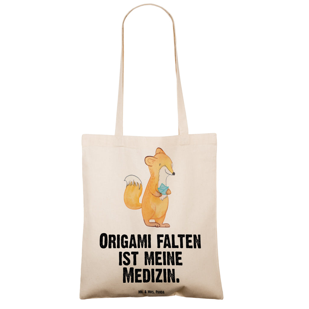 Tragetasche Fuchs Origami Medizin Beuteltasche, Beutel, Einkaufstasche, Jutebeutel, Stoffbeutel, Geschenk, Sport, Sportart, Hobby, Schenken, Danke, Dankeschön, Auszeichnung, Gewinn, Sportler, Origami, Papier Falten, Basteln, japanische Faltkunst, DIY