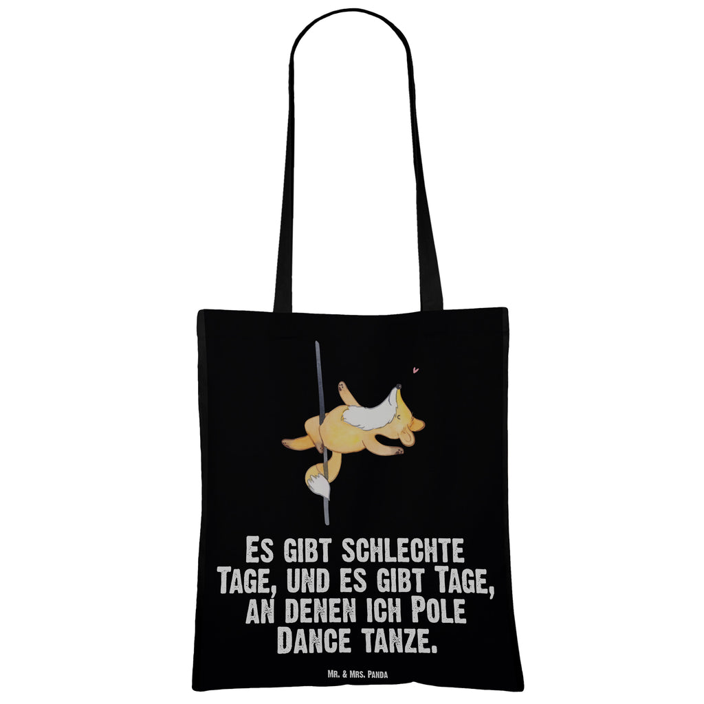 Tragetasche Fuchs Poledance Tage Beuteltasche, Beutel, Einkaufstasche, Jutebeutel, Stoffbeutel, Geschenk, Sport, Sportart, Hobby, Schenken, Danke, Dankeschön, Auszeichnung, Gewinn, Sportler, Pole Dance, Tanzen, Tanz