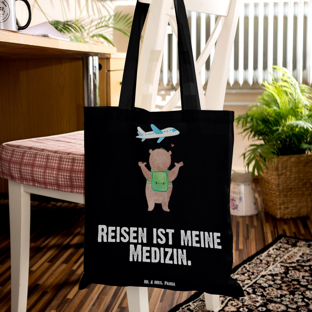 Tragetasche Bär Reisen Medizin Beuteltasche, Beutel, Einkaufstasche, Jutebeutel, Stoffbeutel, Geschenk, Sport, Sportart, Hobby, Schenken, Danke, Dankeschön, Auszeichnung, Gewinn, Sportler, Reisen, Weltreise, Urlaub, Urlaube, Auslandsjahr, Austauschjahr, Schüleraustausch, Reisegruppe, Reiseveranstalter, Reisebüro