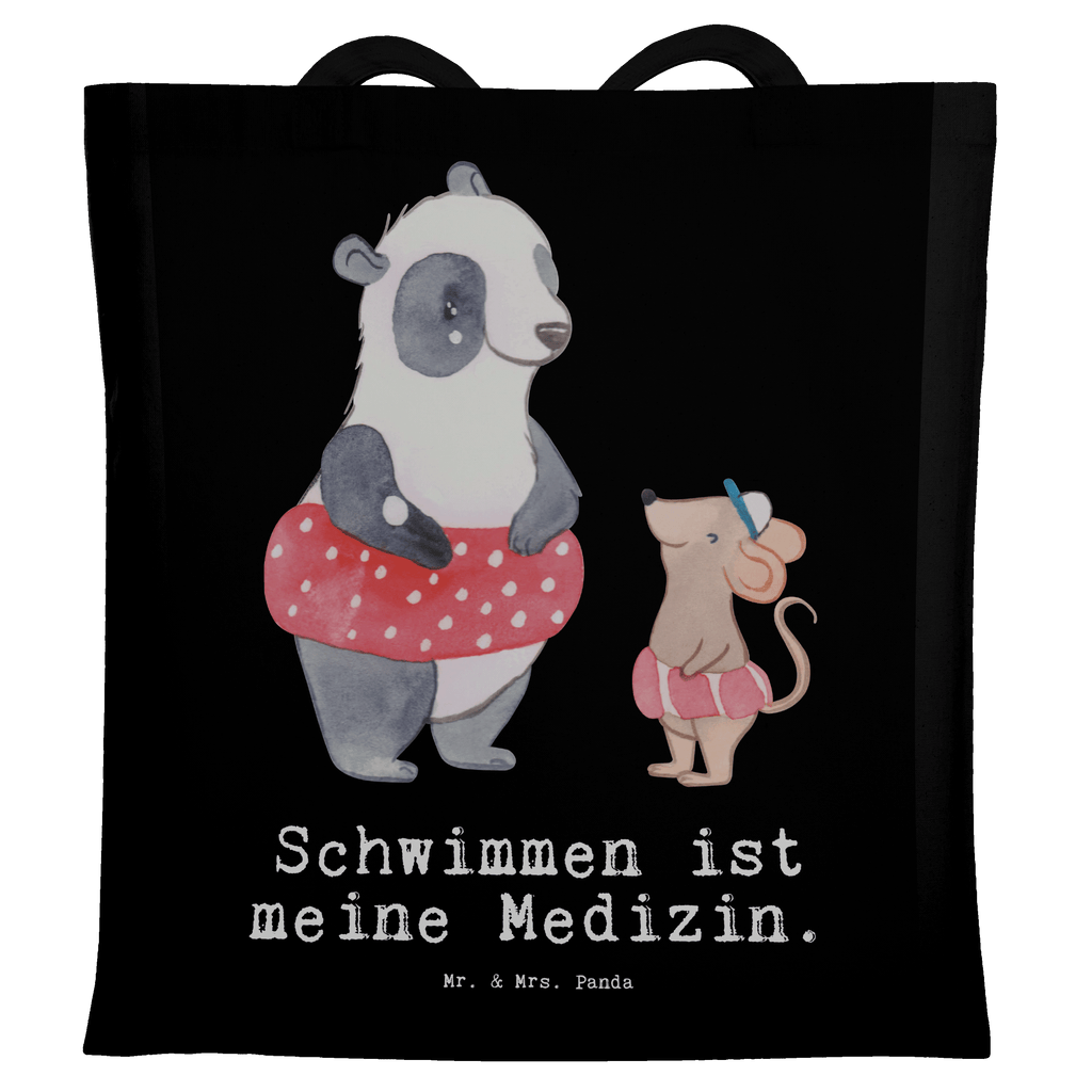 Tragetasche Otter Schwimmen Medizin Beuteltasche, Beutel, Einkaufstasche, Jutebeutel, Stoffbeutel, Geschenk, Sport, Sportart, Hobby, Schenken, Danke, Dankeschön, Auszeichnung, Gewinn, Sportler, Schwimmen, Schwimmkurs, Wassersport