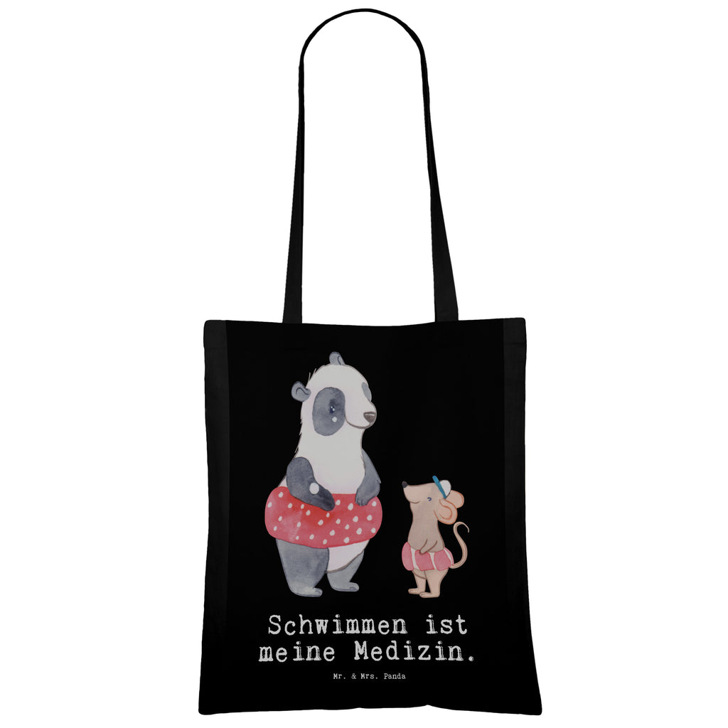 Tragetasche Otter Schwimmen Medizin Beuteltasche, Beutel, Einkaufstasche, Jutebeutel, Stoffbeutel, Geschenk, Sport, Sportart, Hobby, Schenken, Danke, Dankeschön, Auszeichnung, Gewinn, Sportler, Schwimmen, Schwimmkurs, Wassersport