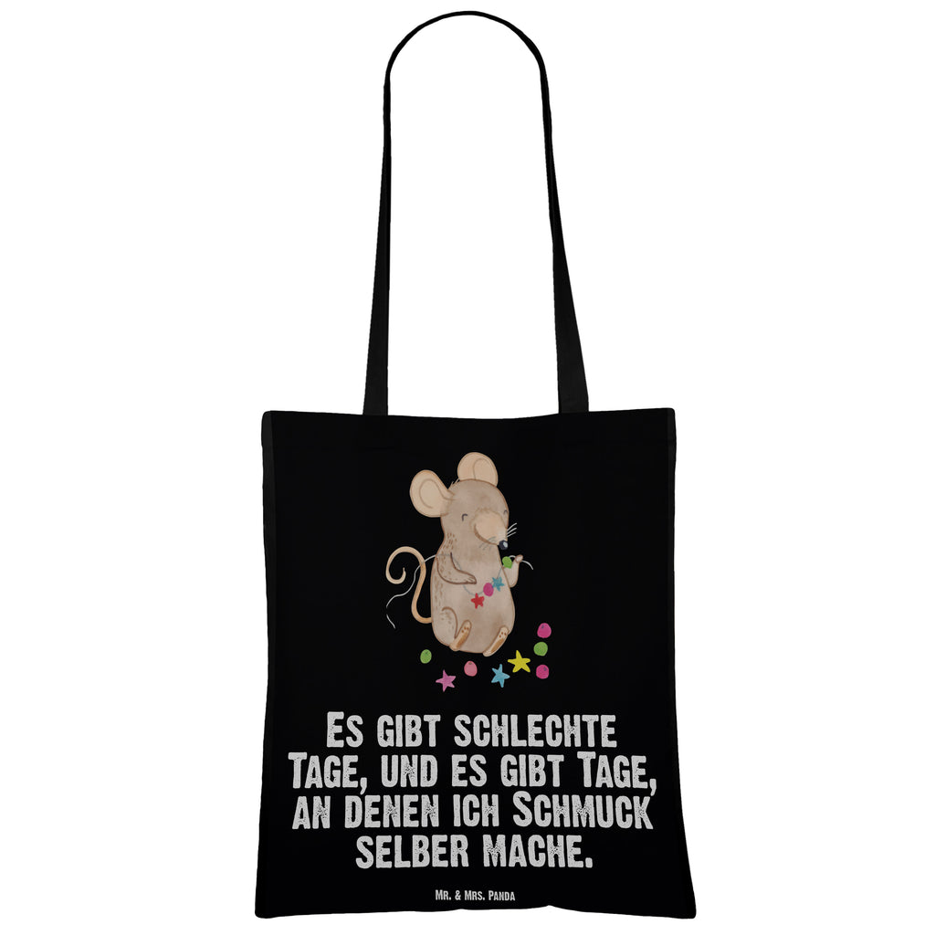 Tragetasche Maus Schmuck selber machen Tage Beuteltasche, Beutel, Einkaufstasche, Jutebeutel, Stoffbeutel, Geschenk, Sport, Sportart, Hobby, Schenken, Danke, Dankeschön, Auszeichnung, Gewinn, Sportler, Schmuck selber machen, Schmuck basteln, DIY