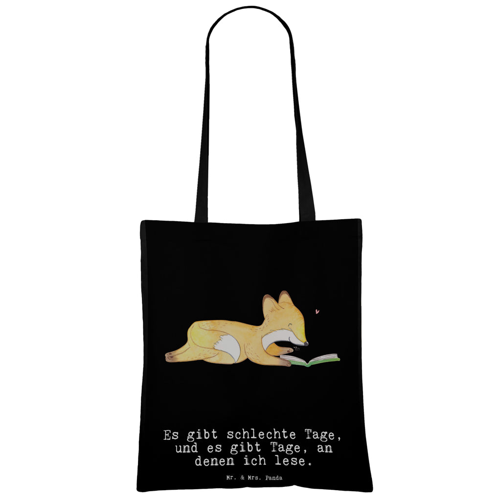 Tragetasche Fuchs Lesen Tage Beuteltasche, Beutel, Einkaufstasche, Jutebeutel, Stoffbeutel, Geschenk, Sport, Sportart, Hobby, Schenken, Danke, Dankeschön, Auszeichnung, Gewinn, Sportler, lesen, Bücher lesen, Bücherwurm