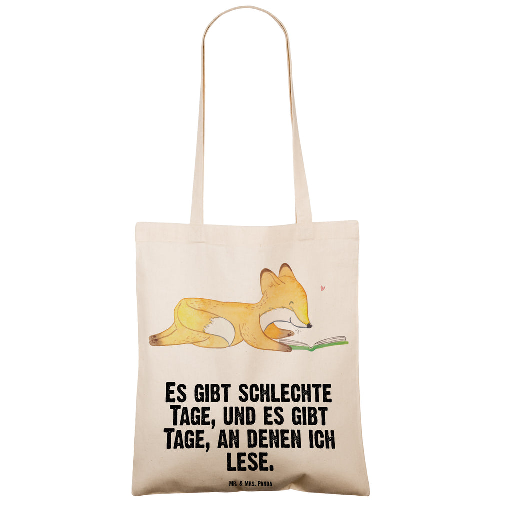 Tragetasche Fuchs Lesen Tage Beuteltasche, Beutel, Einkaufstasche, Jutebeutel, Stoffbeutel, Geschenk, Sport, Sportart, Hobby, Schenken, Danke, Dankeschön, Auszeichnung, Gewinn, Sportler, lesen, Bücher lesen, Bücherwurm