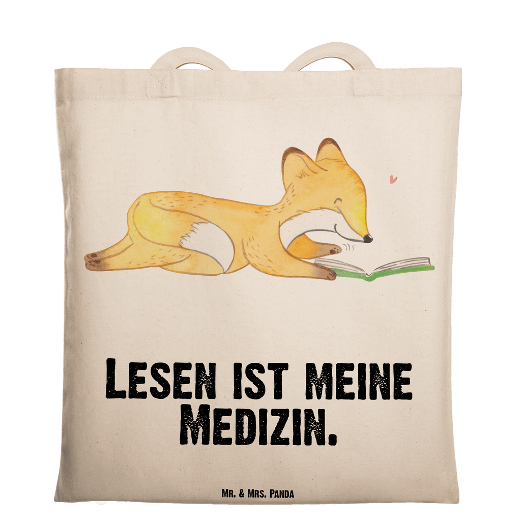 Tragetasche Fuchs Lesen Medizin Beuteltasche, Beutel, Einkaufstasche, Jutebeutel, Stoffbeutel, Geschenk, Sport, Sportart, Hobby, Schenken, Danke, Dankeschön, Auszeichnung, Gewinn, Sportler, lesen, Bücher lesen, Bücherwurm