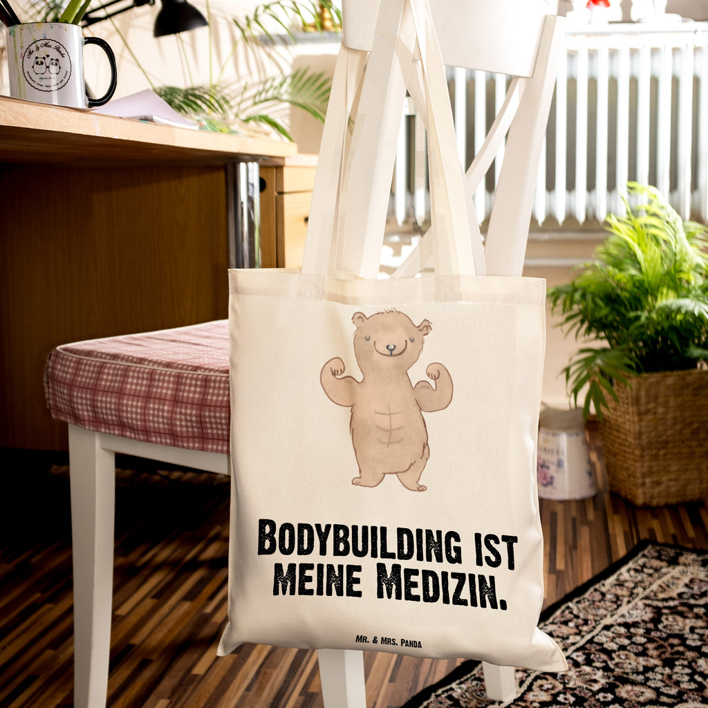 Tragetasche Bär Bodybuilding Medizin Beuteltasche, Beutel, Einkaufstasche, Jutebeutel, Stoffbeutel, Geschenk, Sport, Sportart, Hobby, Schenken, Danke, Dankeschön, Auszeichnung, Gewinn, Sportler, Bodybuilding, Muskelmasse, Körpergestaltung, Leistungssport, Gewichtheben, Fitnessstudio, Muskelaufbau, Krafttraining, Sportprogramm, Training, Fettabbau, Ausdauer, Stärke, Fitness, Kondition