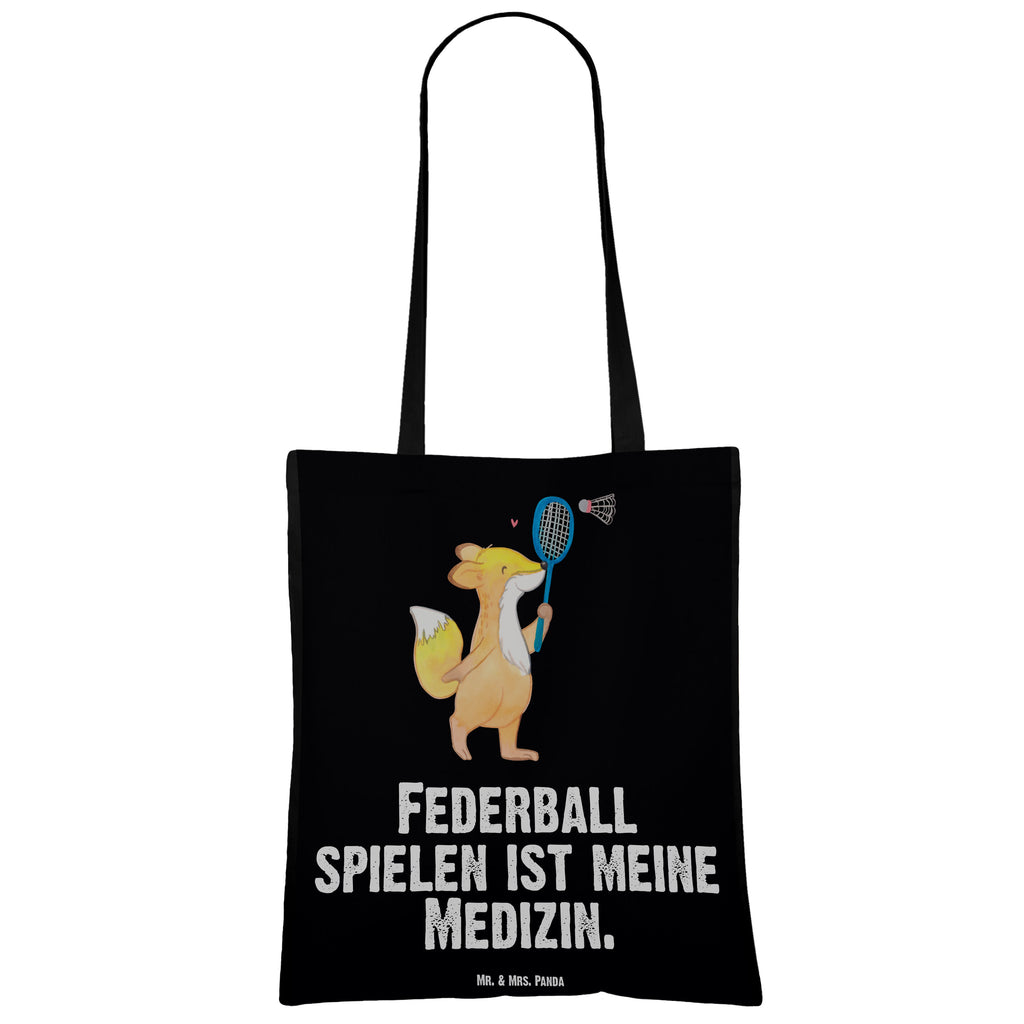 Tragetasche Fuchs Federball spielen Medizin Beuteltasche, Beutel, Einkaufstasche, Jutebeutel, Stoffbeutel, Geschenk, Sport, Sportart, Hobby, Schenken, Danke, Dankeschön, Auszeichnung, Gewinn, Sportler, Federball spielen, Badminton