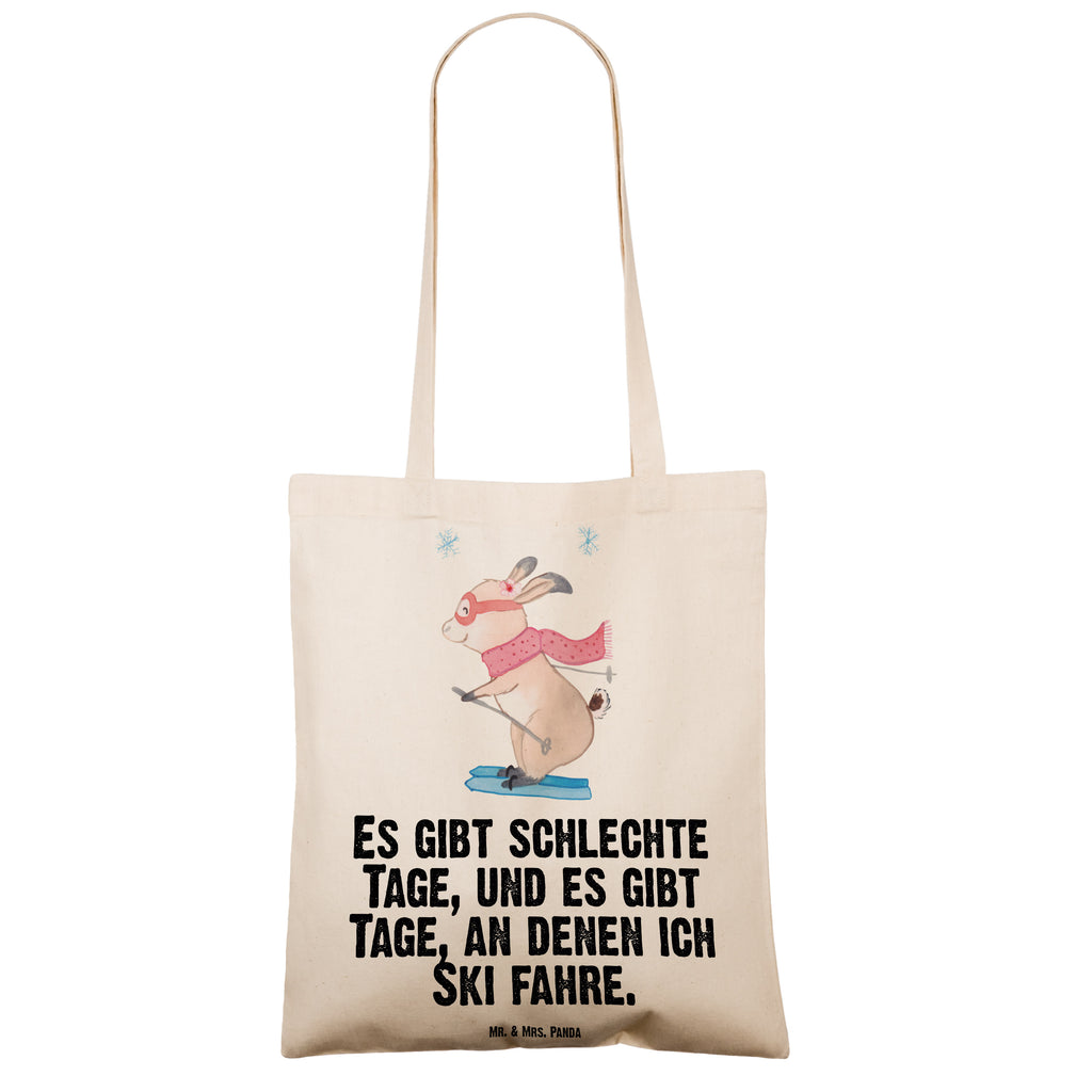 Tragetasche Bär Skifahren Tage Beuteltasche, Beutel, Einkaufstasche, Jutebeutel, Stoffbeutel, Geschenk, Sport, Sportart, Hobby, Schenken, Danke, Dankeschön, Auszeichnung, Gewinn, Sportler, Ski fahren, Skifahren, Skisport, Skiwettbewerb, Skirennen