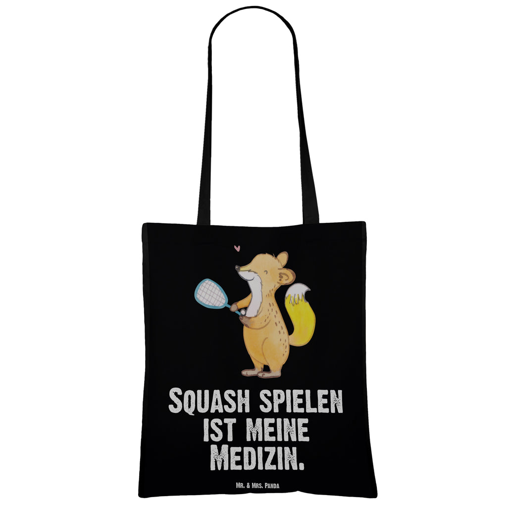Tragetasche Fuchs Squash spielen Medizin Beuteltasche, Beutel, Einkaufstasche, Jutebeutel, Stoffbeutel, Geschenk, Sport, Sportart, Hobby, Schenken, Danke, Dankeschön, Auszeichnung, Gewinn, Sportler, Squash spielen, Squashhalle, Ballsport