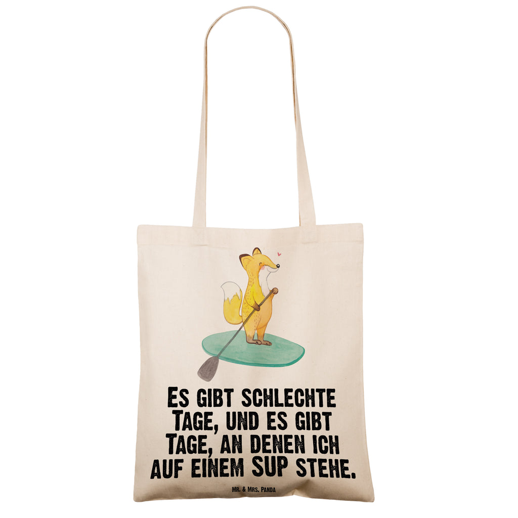 Tragetasche Fuchs Stand Up Paddling Tage Beuteltasche, Beutel, Einkaufstasche, Jutebeutel, Stoffbeutel, Geschenk, Sport, Sportart, Hobby, Schenken, Danke, Dankeschön, Auszeichnung, Gewinn, Sportler, Stand Up Paddling, Paddle Boarding, SUB, subben, Stand up paddle