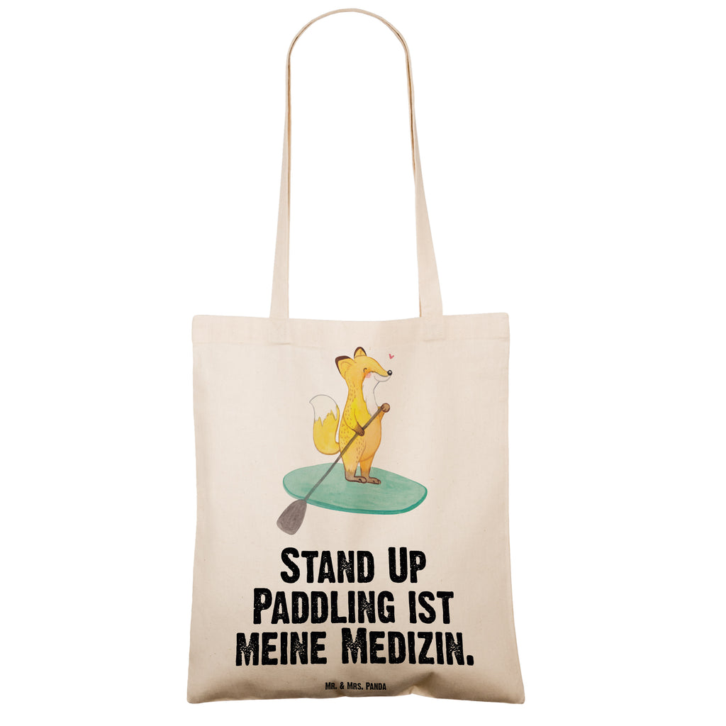 Tragetasche Fuchs Stand Up Paddling Medizin Beuteltasche, Beutel, Einkaufstasche, Jutebeutel, Stoffbeutel, Geschenk, Sport, Sportart, Hobby, Schenken, Danke, Dankeschön, Auszeichnung, Gewinn, Sportler, Stand Up Paddling, Paddle Boarding, SUB, subben, Stand up paddle