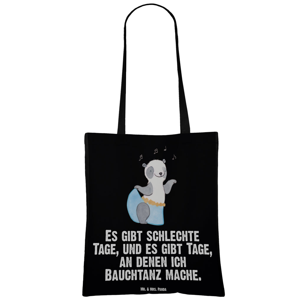 Tragetasche Panda Bauchtanz Tage Beuteltasche, Beutel, Einkaufstasche, Jutebeutel, Stoffbeutel, Geschenk, Sport, Sportart, Hobby, Schenken, Danke, Dankeschön, Auszeichnung, Gewinn, Sportler, Bauchtanz, orientalischer Tanz, Tanzen