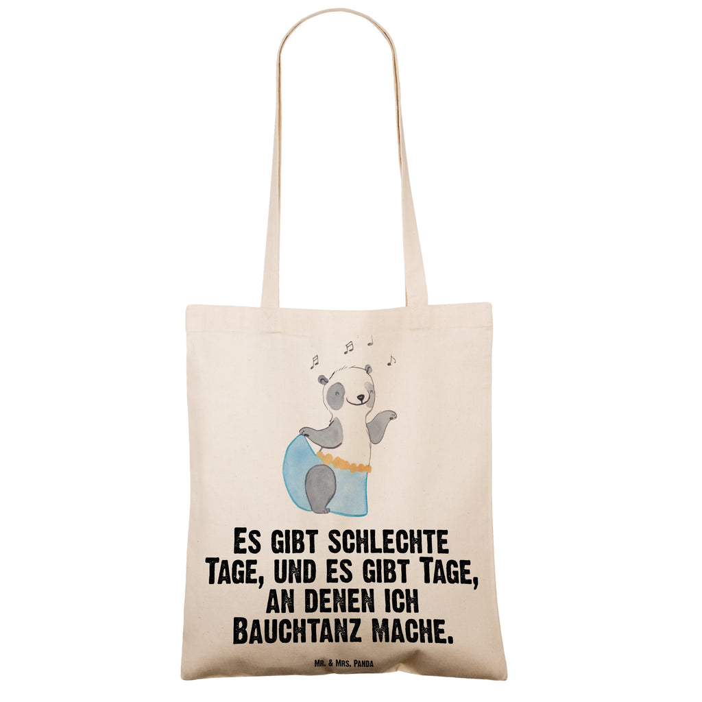 Tragetasche Panda Bauchtanz Tage Beuteltasche, Beutel, Einkaufstasche, Jutebeutel, Stoffbeutel, Geschenk, Sport, Sportart, Hobby, Schenken, Danke, Dankeschön, Auszeichnung, Gewinn, Sportler, Bauchtanz, orientalischer Tanz, Tanzen
