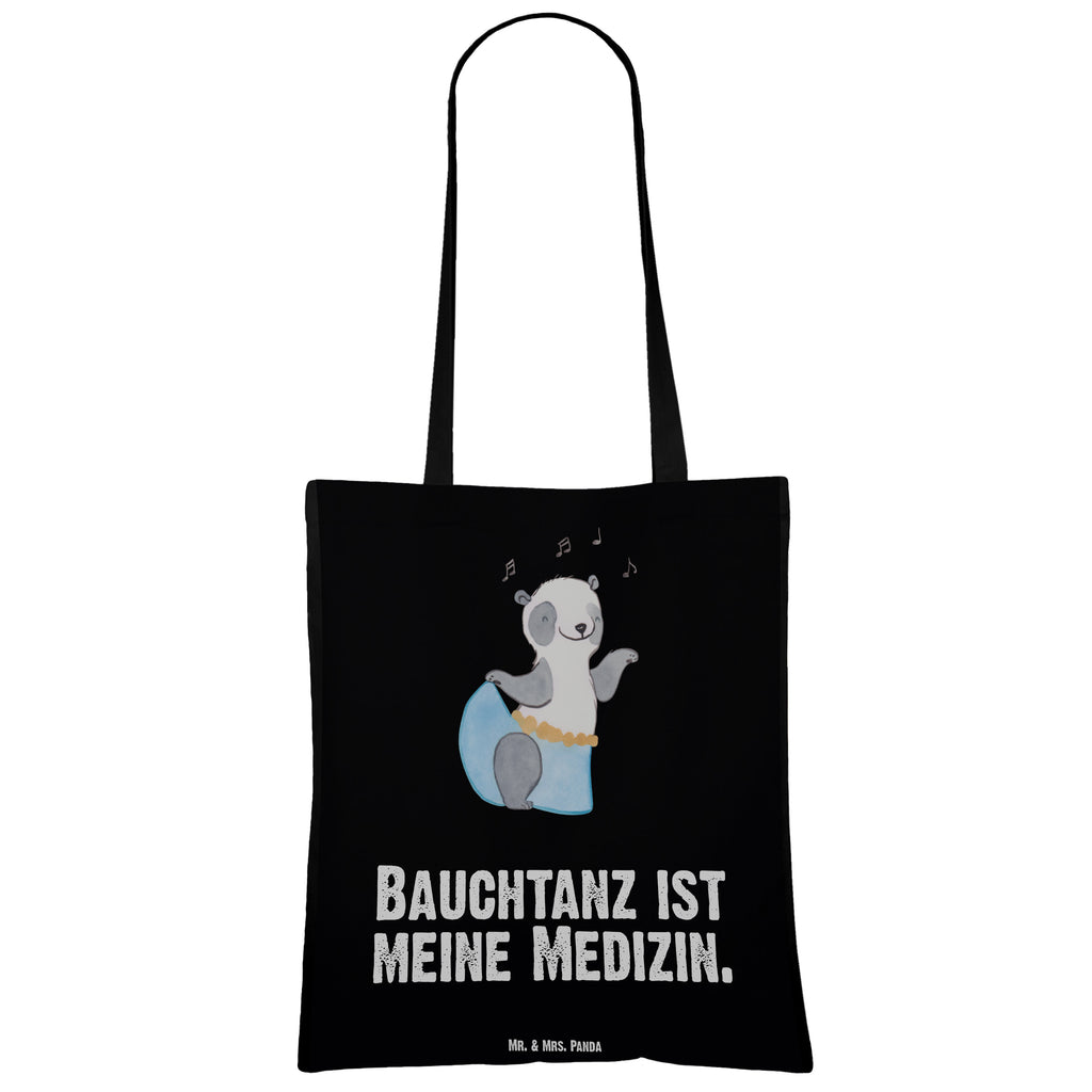 Tragetasche Panda Bauchtanz Medizin Beuteltasche, Beutel, Einkaufstasche, Jutebeutel, Stoffbeutel, Geschenk, Sport, Sportart, Hobby, Schenken, Danke, Dankeschön, Auszeichnung, Gewinn, Sportler, Bauchtanz, orientalischer Tanz, Tanzen