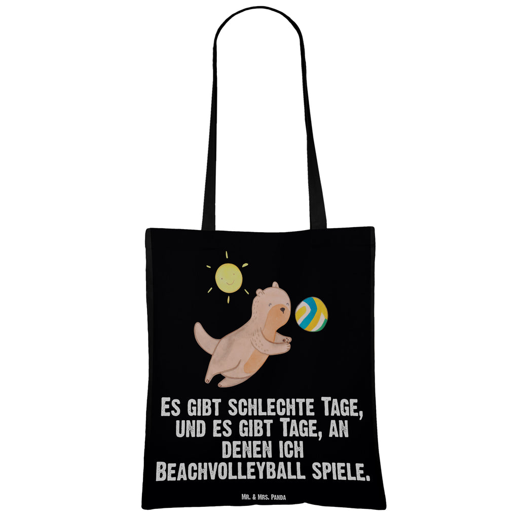 Tragetasche Otter Beachvolleyball Tage Beuteltasche, Beutel, Einkaufstasche, Jutebeutel, Stoffbeutel, Geschenk, Sport, Sportart, Hobby, Schenken, Danke, Dankeschön, Auszeichnung, Gewinn, Sportler, Beachvolleyball, Volleyball, Ballsport, Volleyballturnier