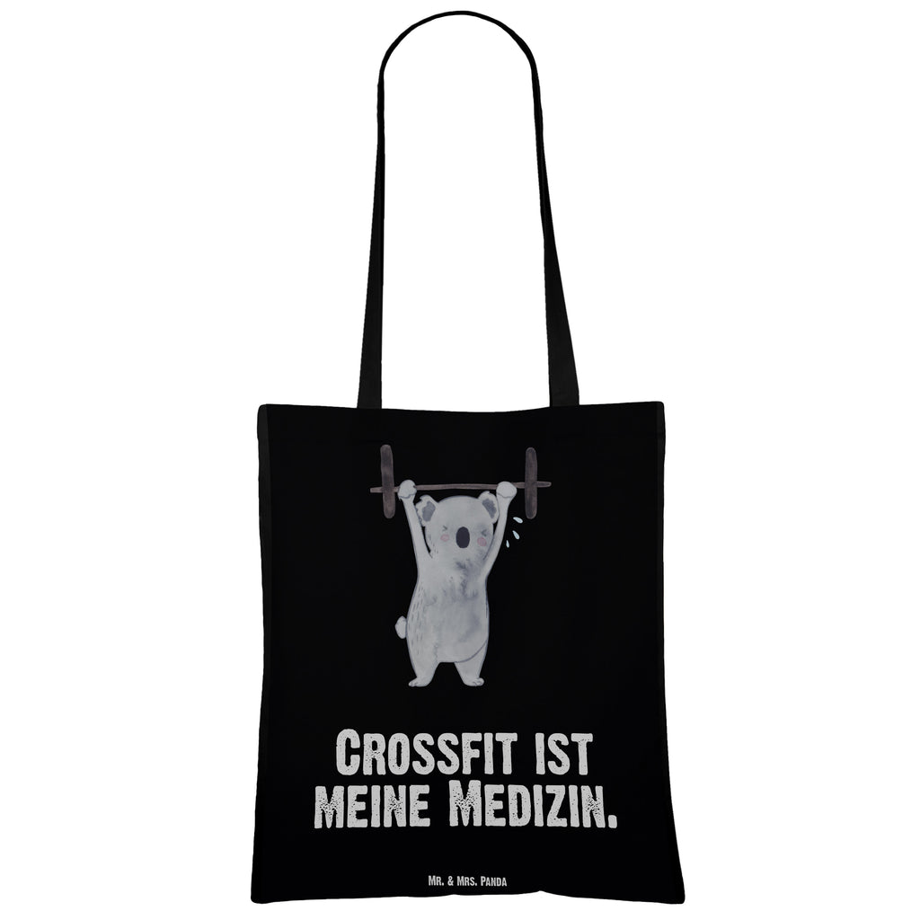 Tragetasche Koala Crossfit Medizin Beuteltasche, Beutel, Einkaufstasche, Jutebeutel, Stoffbeutel, Geschenk, Sport, Sportart, Hobby, Schenken, Danke, Dankeschön, Auszeichnung, Gewinn, Sportler, Crossfit, Wettkampfsport, Sportschule
