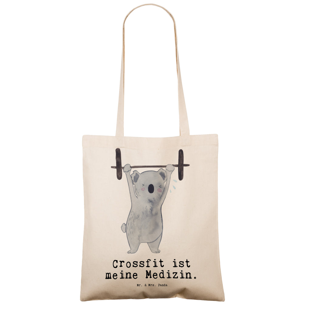 Tragetasche Koala Crossfit Medizin Beuteltasche, Beutel, Einkaufstasche, Jutebeutel, Stoffbeutel, Geschenk, Sport, Sportart, Hobby, Schenken, Danke, Dankeschön, Auszeichnung, Gewinn, Sportler, Crossfit, Wettkampfsport, Sportschule