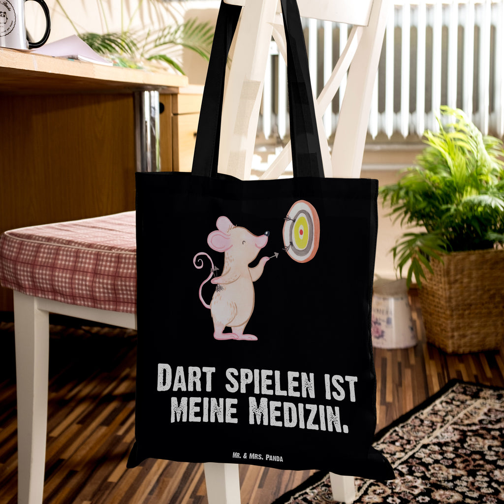Tragetasche Maus Dart spielen Medizin Beuteltasche, Beutel, Einkaufstasche, Jutebeutel, Stoffbeutel, Geschenk, Sport, Sportart, Hobby, Schenken, Danke, Dankeschön, Auszeichnung, Gewinn, Sportler, Dart spielen, Darten, Darts, Dart Turnier