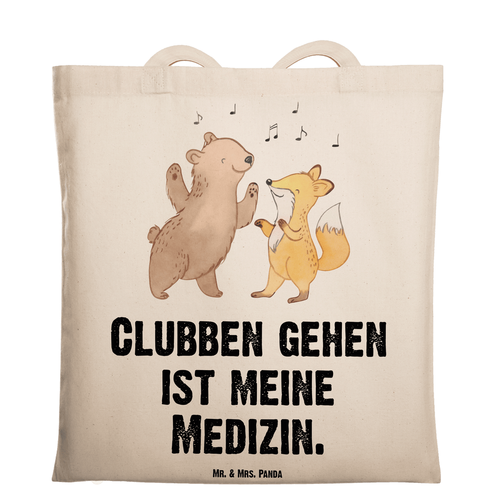 Tragetasche Bär & Fuchs Disco Medizin Beuteltasche, Beutel, Einkaufstasche, Jutebeutel, Stoffbeutel, Geschenk, Sport, Sportart, Hobby, Schenken, Danke, Dankeschön, Auszeichnung, Gewinn, Sportler, Disco, Clubs, Tanzen, Feiern, Clubbing