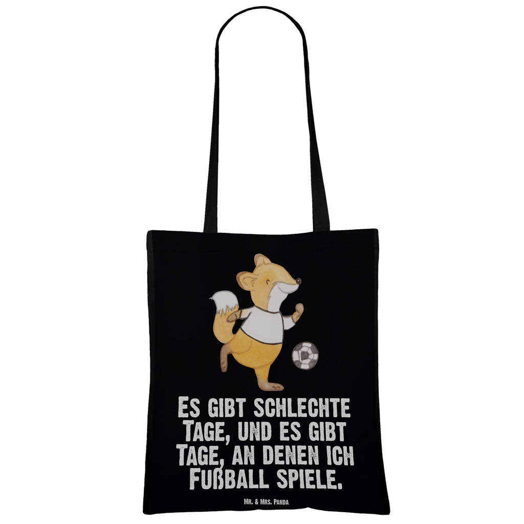 Tragetasche Fuchs Fußball spielen Tage Beuteltasche, Beutel, Einkaufstasche, Jutebeutel, Stoffbeutel, Geschenk, Sport, Sportart, Hobby, Schenken, Danke, Dankeschön, Auszeichnung, Gewinn, Sportler, Fußball, Soccer, Fußballer, Bolzen, Bolzplatz, Fußballerin