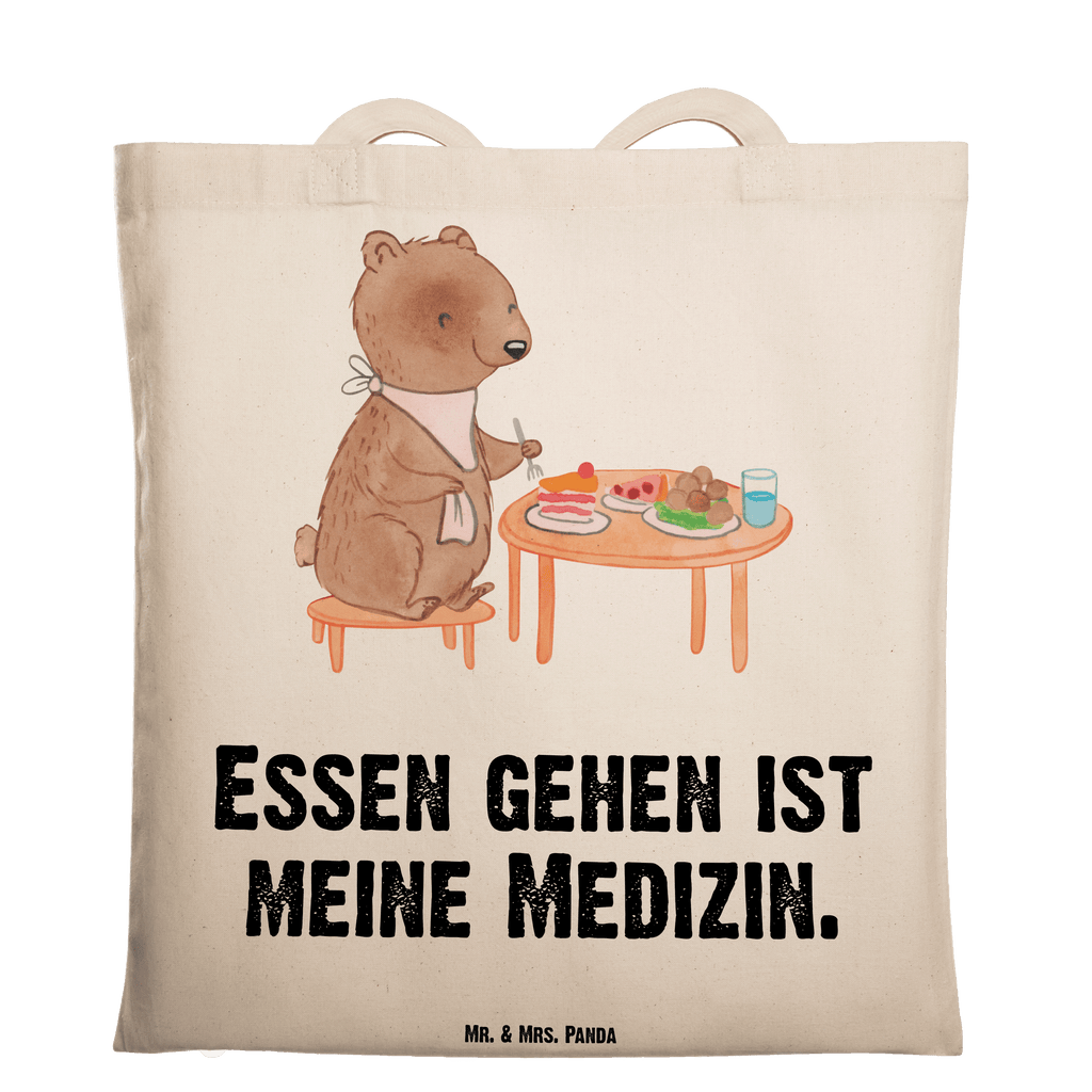 Tragetasche Bär Essen gehen Medizin Beuteltasche, Beutel, Einkaufstasche, Jutebeutel, Stoffbeutel, Geschenk, Sport, Sportart, Hobby, Schenken, Danke, Dankeschön, Auszeichnung, Gewinn, Sportler, Essen gehen, Essen, Restaurant, Restaurantbesuch, Köstlichkeiten