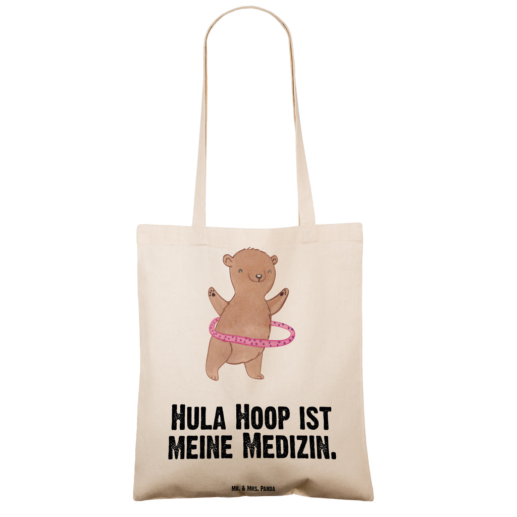 Tragetasche Bär Hula Hoop Medizin Beuteltasche, Beutel, Einkaufstasche, Jutebeutel, Stoffbeutel, Geschenk, Sport, Sportart, Hobby, Schenken, Danke, Dankeschön, Auszeichnung, Gewinn, Sportler, Hula Hoop, Fitness, Training