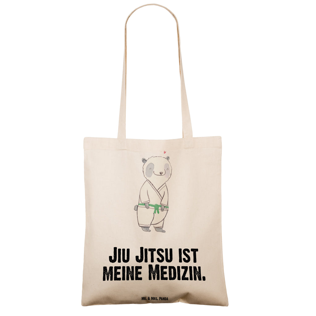 Tragetasche Panda Jiu Jitsu Medizin Beuteltasche, Beutel, Einkaufstasche, Jutebeutel, Stoffbeutel, Geschenk, Sport, Sportart, Hobby, Schenken, Danke, Dankeschön, Auszeichnung, Gewinn, Sportler, Jiu Jitsu, japanische Kampfkunst, Selbstverteidigung