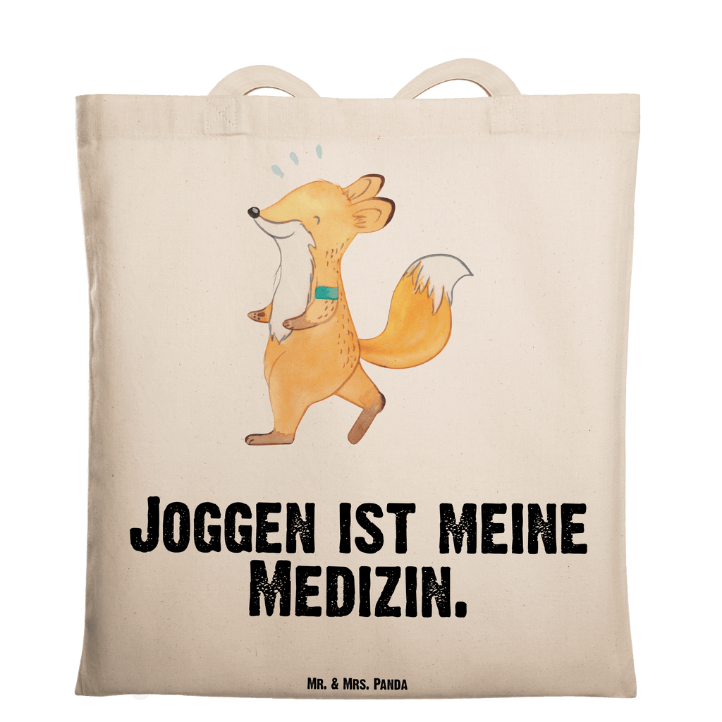 Tragetasche Fuchs Joggen Medizin Beuteltasche, Beutel, Einkaufstasche, Jutebeutel, Stoffbeutel, Geschenk, Sport, Sportart, Hobby, Schenken, Danke, Dankeschön, Auszeichnung, Gewinn, Sportler, Joggen, Dauerlauf, Laufsport, Laufen