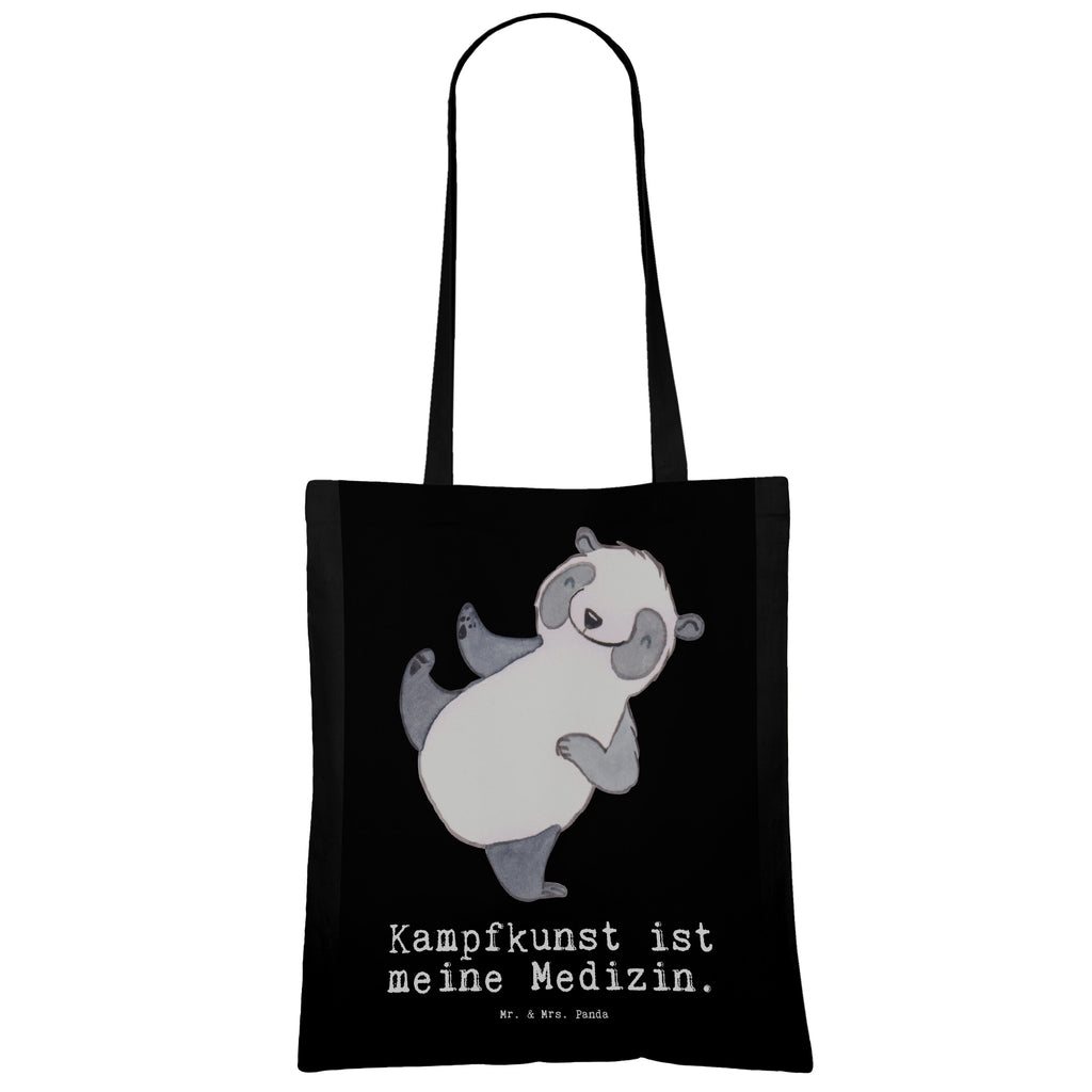 Tragetasche Panda Kampfkunst Medizin Beuteltasche, Beutel, Einkaufstasche, Jutebeutel, Stoffbeutel, Geschenk, Sport, Sportart, Hobby, Schenken, Danke, Dankeschön, Auszeichnung, Gewinn, Sportler, Kampfkunst, Kampfsportarten, Selbstverteidigung