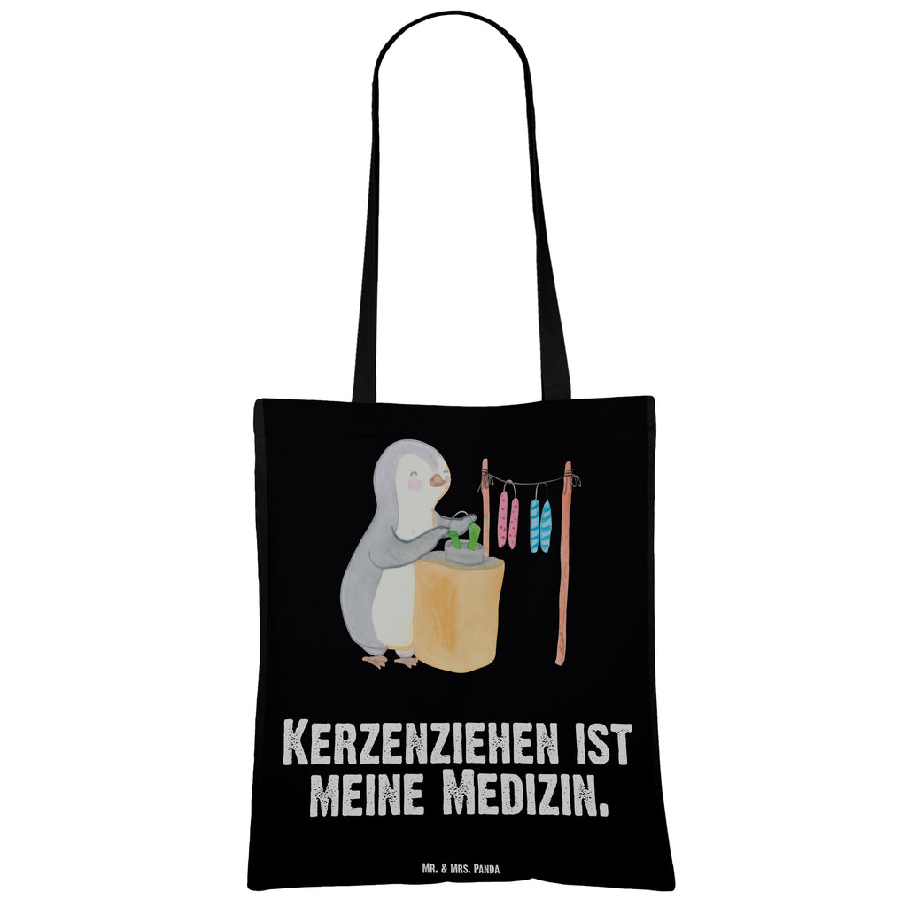 Tragetasche Pinguin Kerzenziehen Medizin Beuteltasche, Beutel, Einkaufstasche, Jutebeutel, Stoffbeutel, Geschenk, Sport, Sportart, Hobby, Schenken, Danke, Dankeschön, Auszeichnung, Gewinn, Sportler, Kerzenziehen, Kerzen ziehen. DIY, Deko basteln