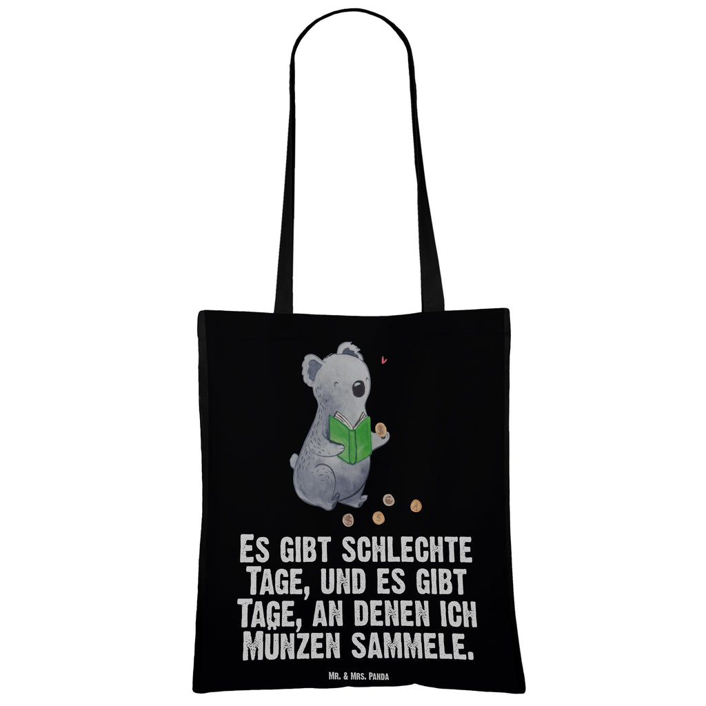 Tragetasche Koala Münzen sammeln Tage Beuteltasche, Beutel, Einkaufstasche, Jutebeutel, Stoffbeutel, Geschenk, Sport, Sportart, Hobby, Schenken, Danke, Dankeschön, Auszeichnung, Gewinn, Sportler, Münzen sammeln, Numismatik, Münzen aus aller Welt