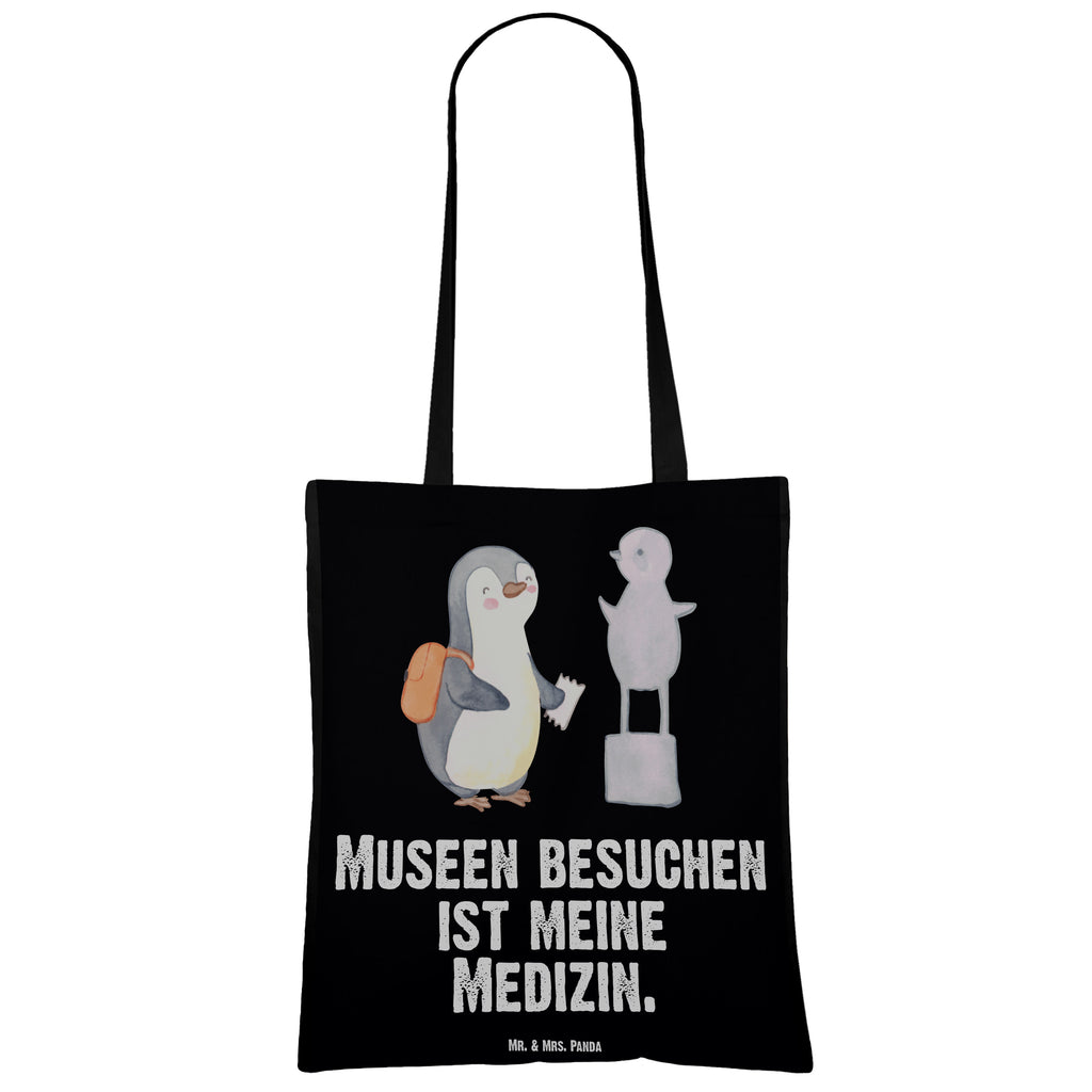 Tragetasche Pinguin Museum besuchen Medizin Beuteltasche, Beutel, Einkaufstasche, Jutebeutel, Stoffbeutel, Geschenk, Sport, Sportart, Hobby, Schenken, Danke, Dankeschön, Auszeichnung, Gewinn, Sportler, Museum besuchen, Museen