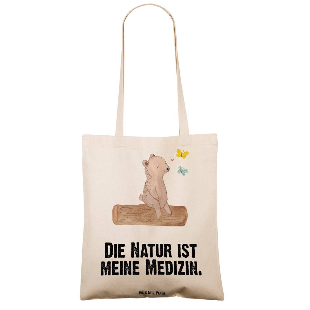 Tragetasche Bär Naturliebhaber Medizin Beuteltasche, Beutel, Einkaufstasche, Jutebeutel, Stoffbeutel, Geschenk, Sport, Sportart, Hobby, Schenken, Danke, Dankeschön, Auszeichnung, Gewinn, Sportler, Naturliebhaber, Outdoor, Wandern, Nature Lover