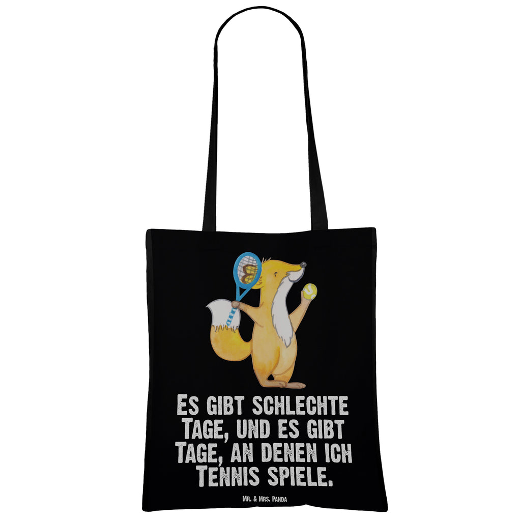 Tragetasche Fuchs Tennis spielen Tage Beuteltasche, Beutel, Einkaufstasche, Jutebeutel, Stoffbeutel, Geschenk, Sport, Sportart, Hobby, Schenken, Danke, Dankeschön, Auszeichnung, Gewinn, Sportler, Tennis spielen, Tennisclub, Tennisverein, Tennis Turnier, Ballsportart