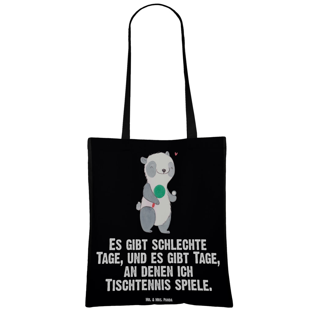 Tragetasche Panda Tischtennis Tage Beuteltasche, Beutel, Einkaufstasche, Jutebeutel, Stoffbeutel, Geschenk, Sport, Sportart, Hobby, Schenken, Danke, Dankeschön, Auszeichnung, Gewinn, Sportler, Tischtennis, Tischtennis Bund, Tischtennis Verein, Ballsport, Tischtennis Wettbewerb, Tischtennis Meisterschaft, Tischtennis Sprüche
