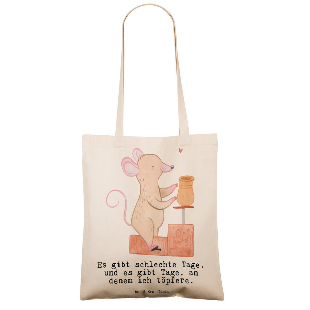 Tragetasche Maus Töpfern Tage Beuteltasche, Beutel, Einkaufstasche, Jutebeutel, Stoffbeutel, Geschenk, Sport, Sportart, Hobby, Schenken, Danke, Dankeschön, Auszeichnung, Gewinn, Sportler, Töpfern, Töpferei, Töpferkurs