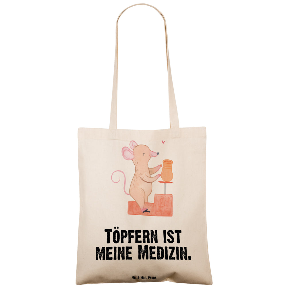 Tragetasche Maus Töpfern Medizin Beuteltasche, Beutel, Einkaufstasche, Jutebeutel, Stoffbeutel, Geschenk, Sport, Sportart, Hobby, Schenken, Danke, Dankeschön, Auszeichnung, Gewinn, Sportler, Töpfern, Töpferei, Töpferkurs