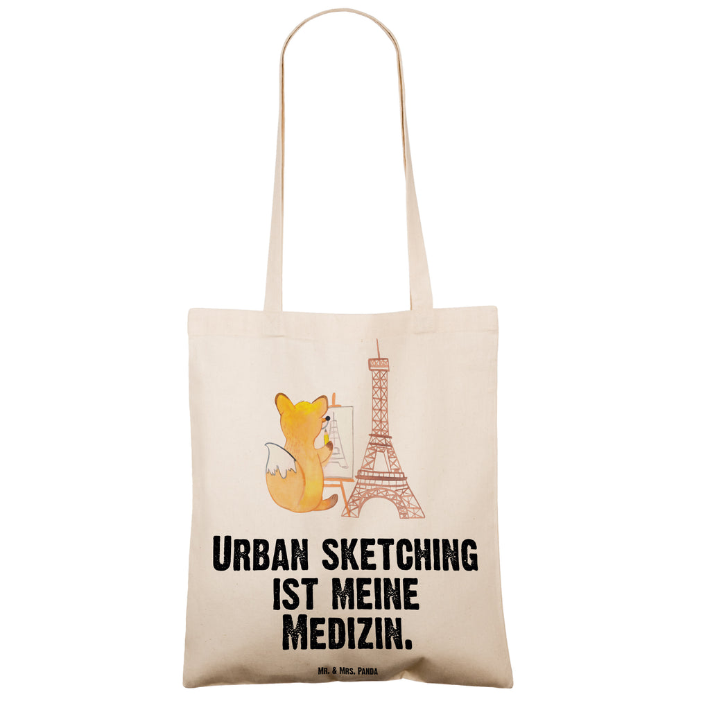 Tragetasche Fuchs Urban sketching Medizin Beuteltasche, Beutel, Einkaufstasche, Jutebeutel, Stoffbeutel, Geschenk, Sport, Sportart, Hobby, Schenken, Danke, Dankeschön, Auszeichnung, Gewinn, Sportler, Urban Sketching, Zeichnen, Künstler, Malen, Zeichenschule