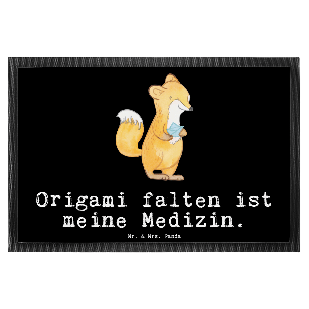 Fußmatte Fuchs Origami Medizin Origami, Papier Falten, Basteln, japanische Faltkunst, DIY Türvorleger, Schmutzmatte, Fußabtreter, Matte, Schmutzfänger, Fußabstreifer, Schmutzfangmatte, Türmatte, Motivfußmatte,  Haustürmatte, Vorleger  Geschenk, Sport, Sportart, Hobby, Schenken, Danke, Dankeschön, Auszeichnung, Gewinn, Sportler
