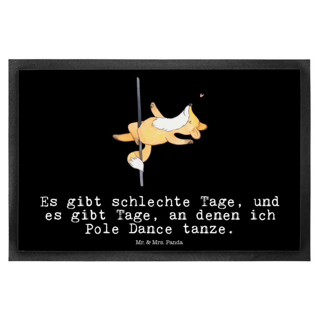 Fußmatte Fuchs Poledance Tage Pole Dance, Tanzen, Tanz Türvorleger, Schmutzmatte, Fußabtreter, Matte, Schmutzfänger, Fußabstreifer, Schmutzfangmatte, Türmatte, Motivfußmatte,  Haustürmatte, Vorleger  Geschenk, Sport, Sportart, Hobby, Schenken, Danke, Dankeschön, Auszeichnung, Gewinn, Sportler