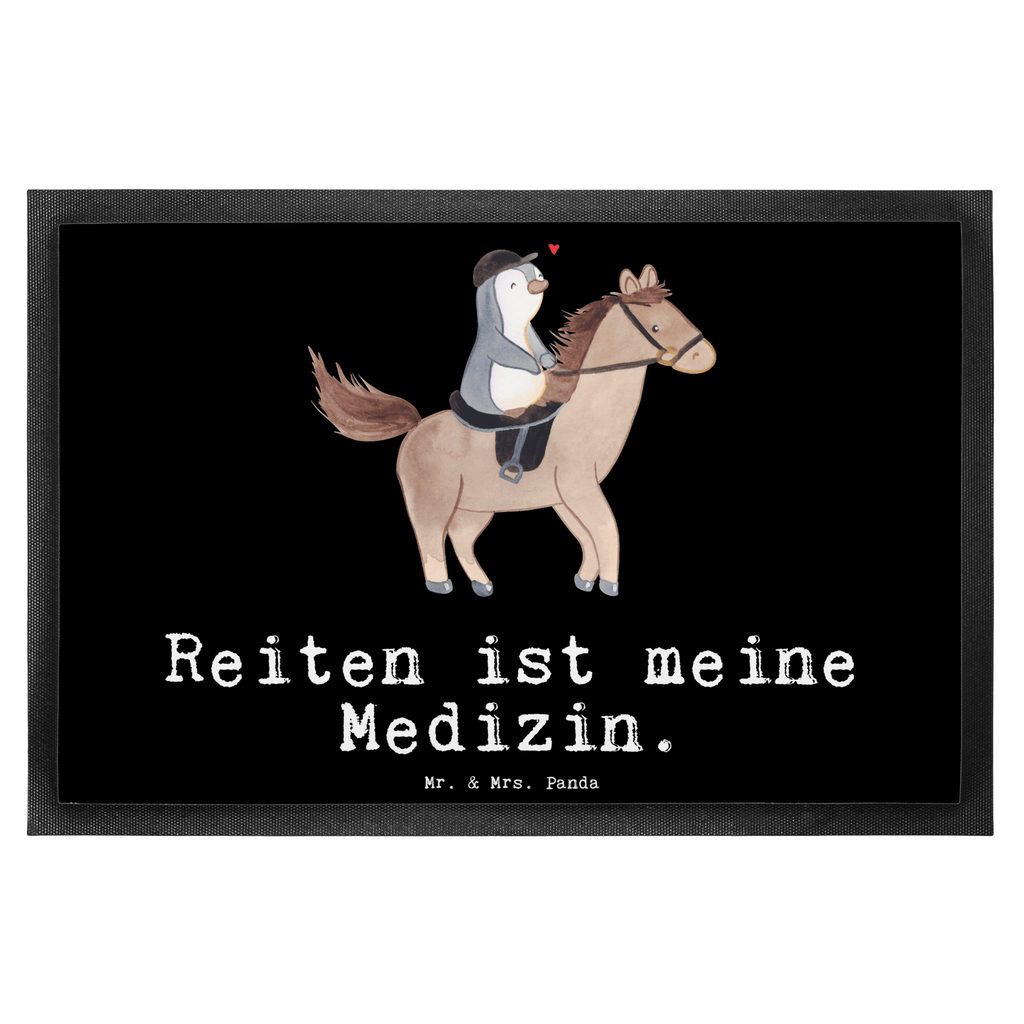 Fußmatte Pferd Reiten Medizin Türvorleger, Schmutzmatte, Fußabtreter, Matte, Schmutzfänger, Fußabstreifer, Schmutzfangmatte, Türmatte, Motivfußmatte, Haustürmatte, Vorleger, Geschenk, Sport, Sportart, Hobby, Schenken, Danke, Dankeschön, Auszeichnung, Gewinn, Sportler, Reiten, Reitsport, Reitverein, Reitstall, Pferde, Pferdereiten, Reittherapie, Therapeutisches Reiten, Reiter Therapie, Pferdereiten als Medizin