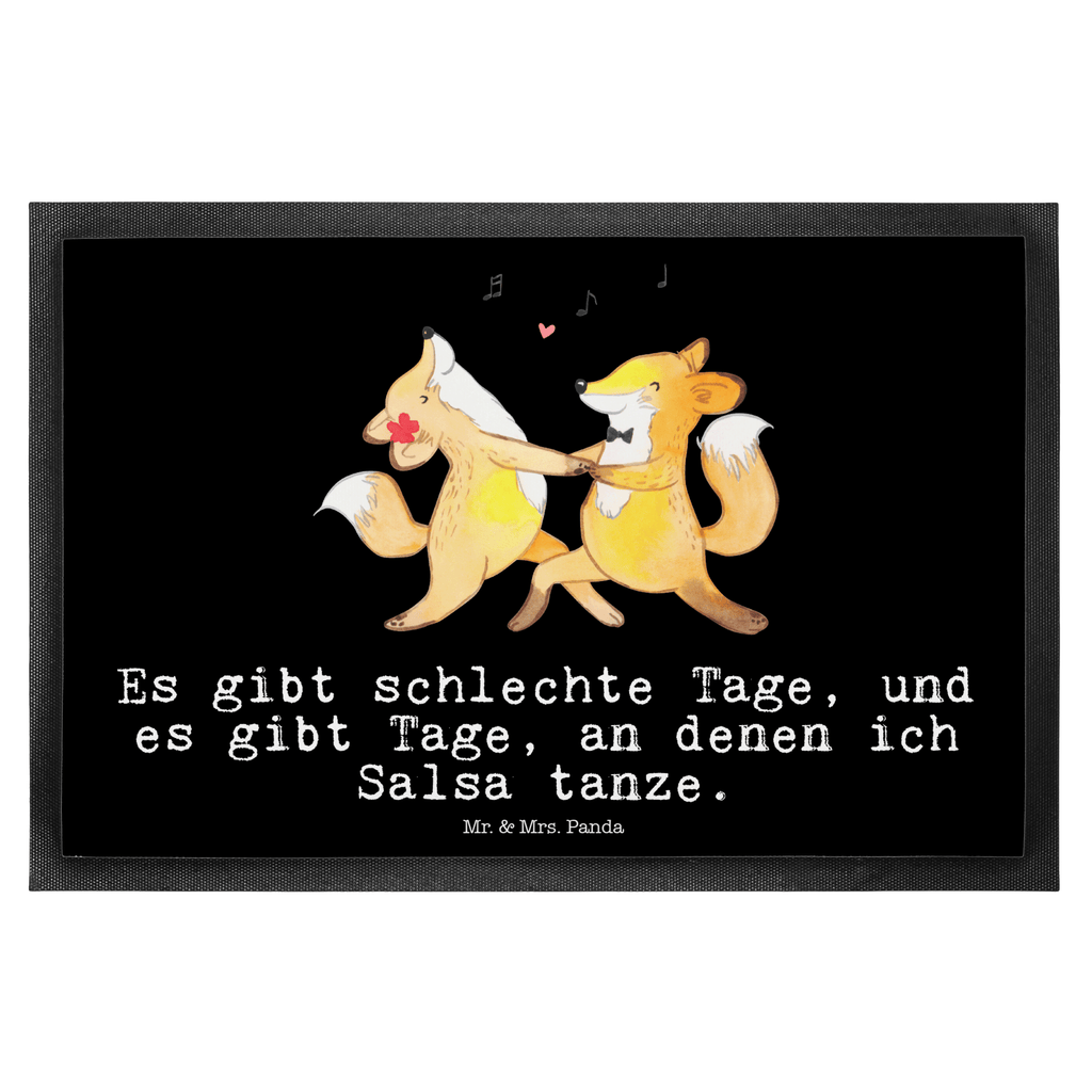 Fußmatte Füchse Salsa tanzen Tage Salsa tanzen, Tanzschule, Tanzen, Tanzkurs, Türvorleger, Schmutzmatte, Fußabtreter, Matte, Schmutzfänger, Fußabstreifer, Schmutzfangmatte, Türmatte, Motivfußmatte,  Haustürmatte, Vorleger  Geschenk, Sport, Sportart, Hobby, Schenken, Danke, Dankeschön, Auszeichnung, Gewinn, Sportler