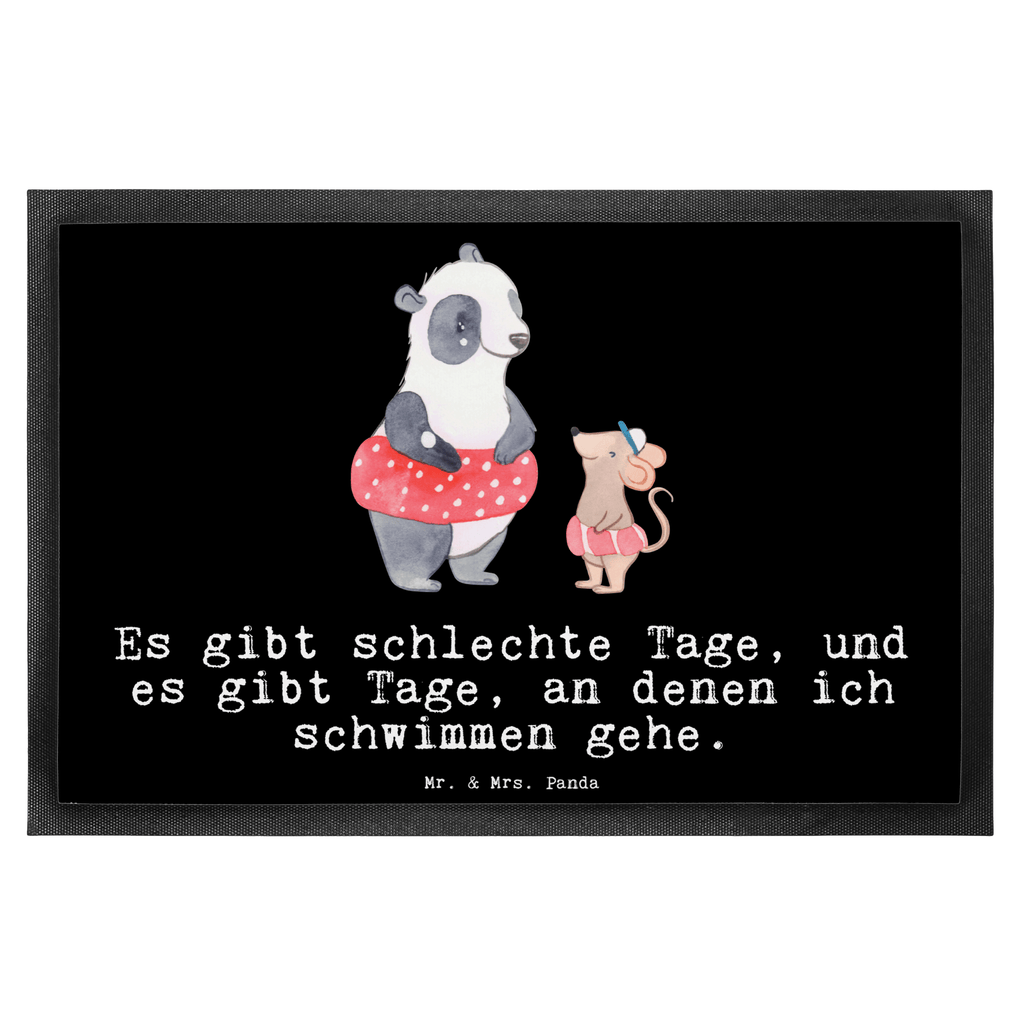 Fußmatte Otter Schwimmen Tage Schwimmen, Schwimmkurs, Wassersport Türvorleger, Schmutzmatte, Fußabtreter, Matte, Schmutzfänger, Fußabstreifer, Schmutzfangmatte, Türmatte, Motivfußmatte,  Haustürmatte, Vorleger  Geschenk, Sport, Sportart, Hobby, Schenken, Danke, Dankeschön, Auszeichnung, Gewinn, Sportler
