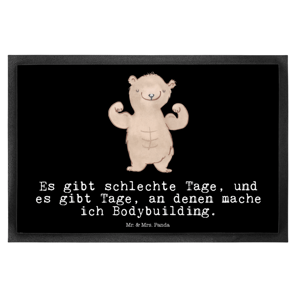 Fußmatte Bär Bodybuilding Tage Bodybuilding, Muskelmasse, Sport, Körpergestaltung, Leistungssport Türvorleger, Schmutzmatte, Fußabtreter, Matte, Schmutzfänger, Fußabstreifer, Schmutzfangmatte, Türmatte, Motivfußmatte,  Haustürmatte, Vorleger  Geschenk, Sport, Sportart, Hobby, Schenken, Danke, Dankeschön, Auszeichnung, Gewinn, Sportler