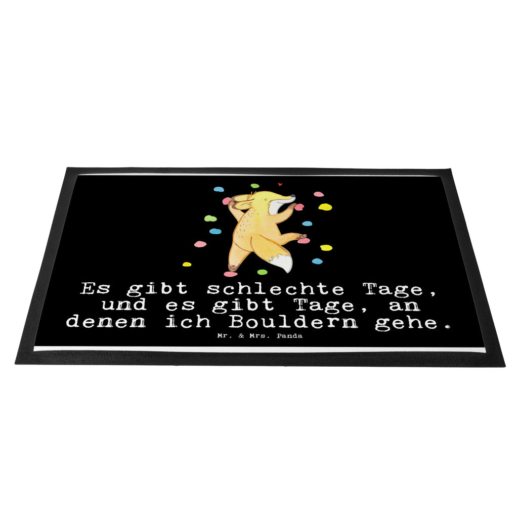 Fußmatte Fuchs Bouldern Tage Türvorleger, Schmutzmatte, Fußabtreter, Matte, Schmutzfänger, Fußabstreifer, Schmutzfangmatte, Türmatte, Motivfußmatte, Haustürmatte, Vorleger, Geschenk, Sport, Sportart, Hobby, Schenken, Danke, Dankeschön, Auszeichnung, Gewinn, Sportler, bouldern, Klettern, Kletterhalle, Boulderhalle