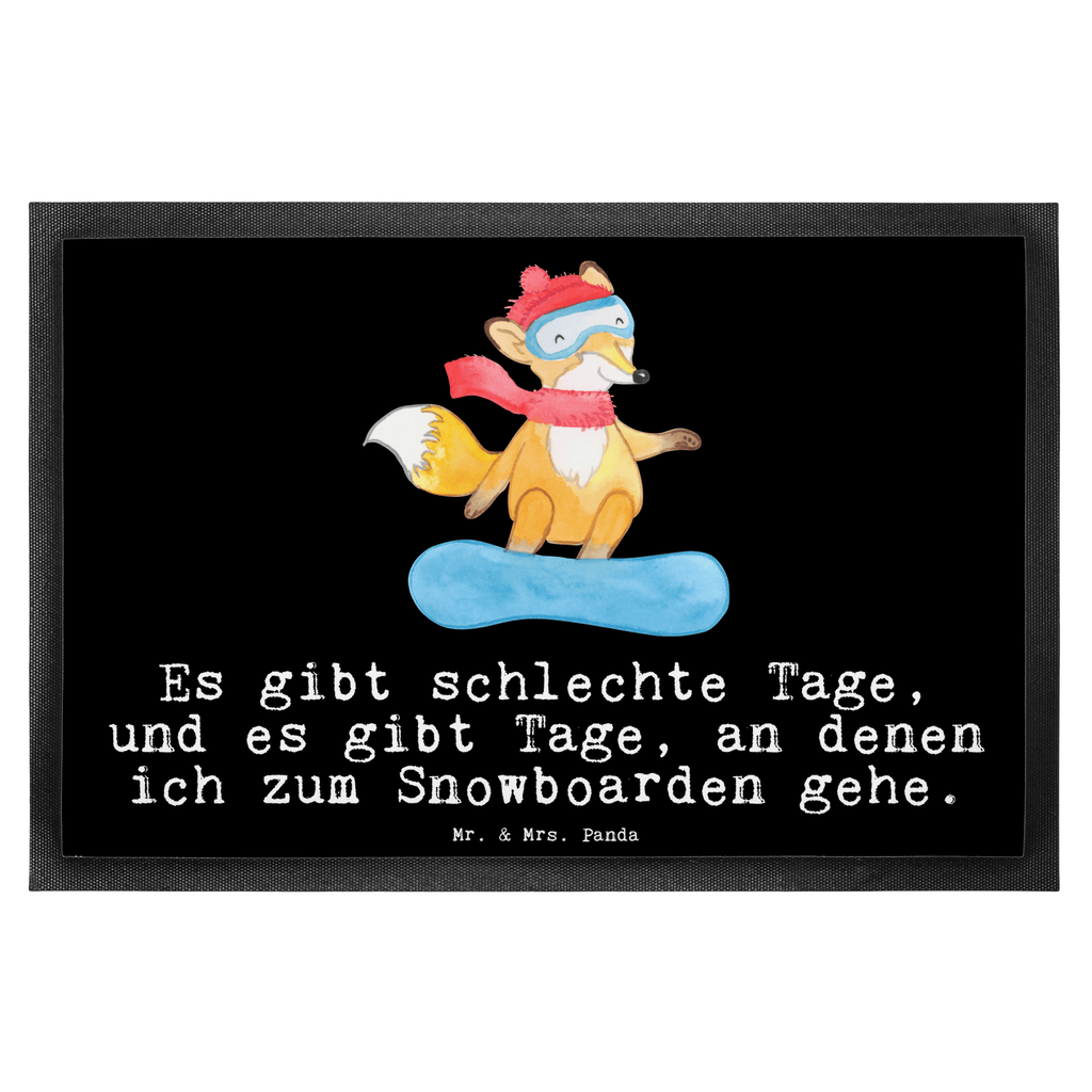Fußmatte Fuchs Snowboarden Tage Snowboard, snowboarden, Wintersport, Snowboardschule, Winterurlaub Türvorleger, Schmutzmatte, Fußabtreter, Matte, Schmutzfänger, Fußabstreifer, Schmutzfangmatte, Türmatte, Motivfußmatte,  Haustürmatte, Vorleger  Geschenk, Sport, Sportart, Hobby, Schenken, Danke, Dankeschön, Auszeichnung, Gewinn, Sportler