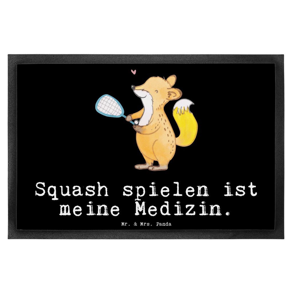 Fußmatte Fuchs Squash spielen Medizin Squash spielen, Squashhalle, Ballsport Türvorleger, Schmutzmatte, Fußabtreter, Matte, Schmutzfänger, Fußabstreifer, Schmutzfangmatte, Türmatte, Motivfußmatte,  Haustürmatte, Vorleger  Geschenk, Sport, Sportart, Hobby, Schenken, Danke, Dankeschön, Auszeichnung, Gewinn, Sportler