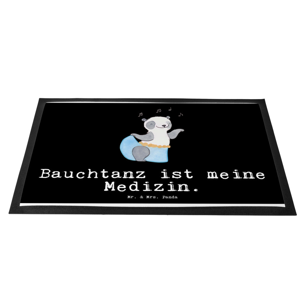 Fußmatte Panda Bauchtanz Medizin Türvorleger, Schmutzmatte, Fußabtreter, Matte, Schmutzfänger, Fußabstreifer, Schmutzfangmatte, Türmatte, Motivfußmatte, Haustürmatte, Vorleger, Geschenk, Sport, Sportart, Hobby, Schenken, Danke, Dankeschön, Auszeichnung, Gewinn, Sportler, Bauchtanz, orientalischer Tanz, Tanzen