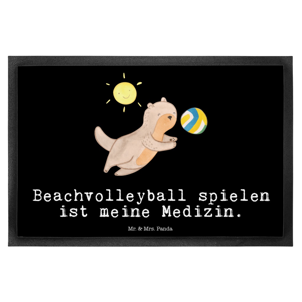 Fußmatte Otter Beachvolleyball Medizin Türvorleger, Schmutzmatte, Fußabtreter, Matte, Schmutzfänger, Fußabstreifer, Schmutzfangmatte, Türmatte, Motivfußmatte, Haustürmatte, Vorleger, Geschenk, Sport, Sportart, Hobby, Schenken, Danke, Dankeschön, Auszeichnung, Gewinn, Sportler, Beachvolleyball, Volleyball, Ballsport, Volleyballturnier, Strandvolleyball, Sandvolleyball, Strandballspielen, Outdoor-Volleyball, Strand-Ballsport