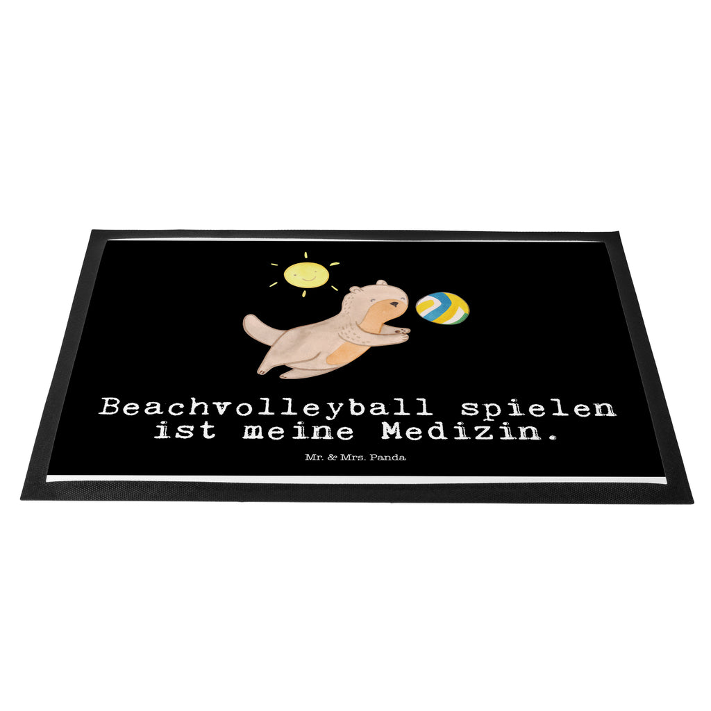 Fußmatte Otter Beachvolleyball Medizin Türvorleger, Schmutzmatte, Fußabtreter, Matte, Schmutzfänger, Fußabstreifer, Schmutzfangmatte, Türmatte, Motivfußmatte, Haustürmatte, Vorleger, Geschenk, Sport, Sportart, Hobby, Schenken, Danke, Dankeschön, Auszeichnung, Gewinn, Sportler, Beachvolleyball, Volleyball, Ballsport, Volleyballturnier, Strandvolleyball, Sandvolleyball, Strandballspielen, Outdoor-Volleyball, Strand-Ballsport